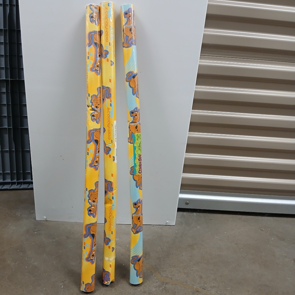 scooby doo ambassador vintage gift wrap lot y2k cartoon network 90s nostalgia 45